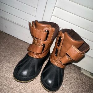 Boys duck boots fur lined 7t/8t